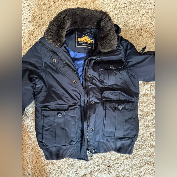 Penfield Hudson Mass Navy Puffer Coat
